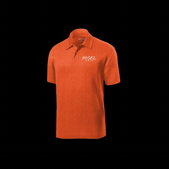 Orange Heather Dri Fit Polo